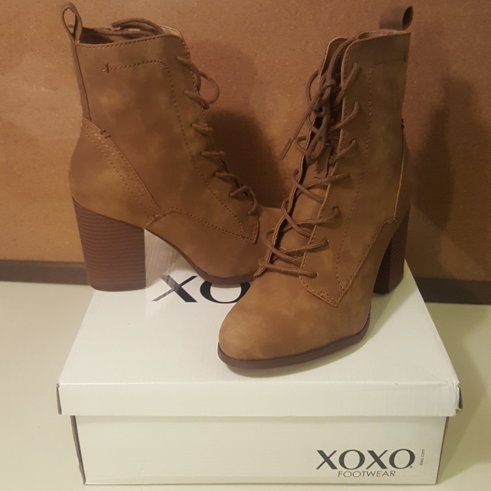 XOXO Tan Booties